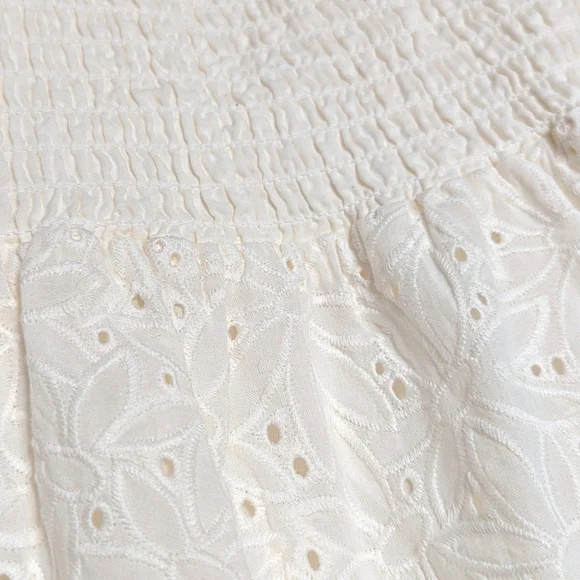 Madewell Eyelet Tie-Strap Lucie Tiered Midi Dress - Picture 5 of 8